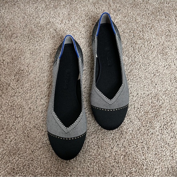 Rothy’s The Flat in Grey Mist Captoe 10.5 - Picture 1 of 16